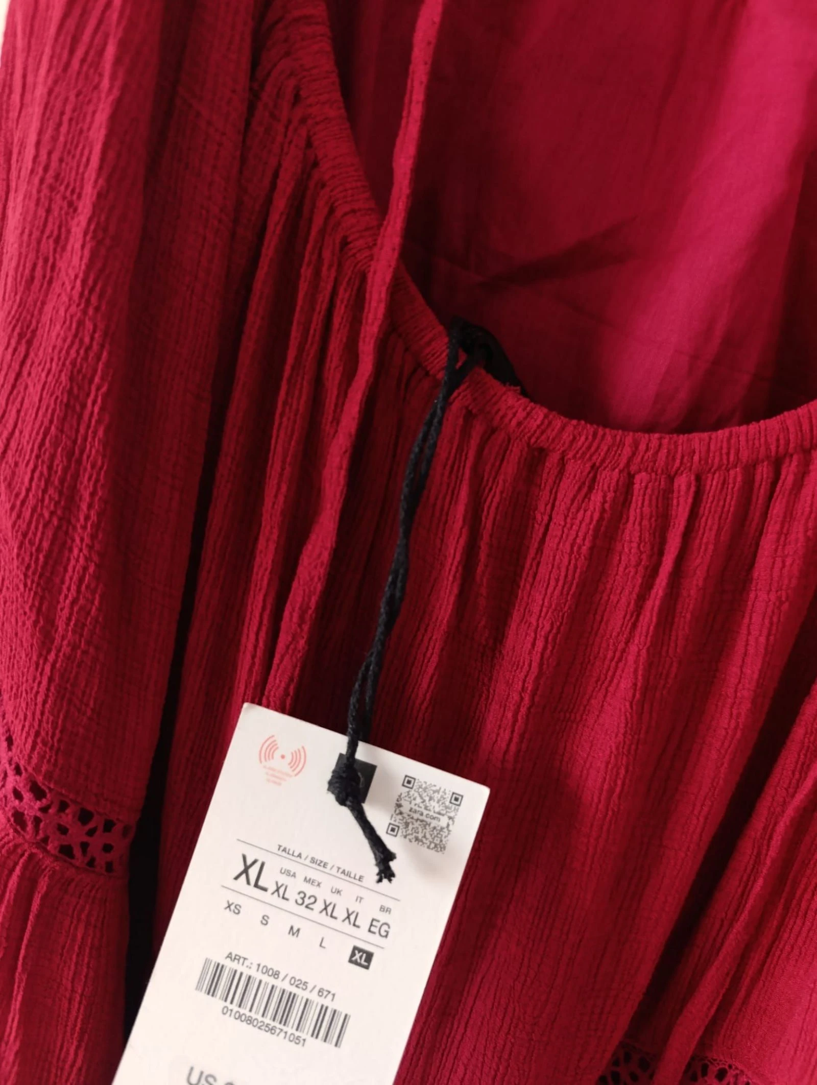 Vestido Zara maxi frambuesa talla XL  – photo 8
